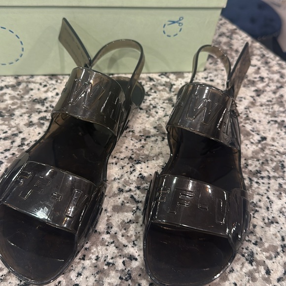 Off-White Transparent Black Sandals - Picture 5 of 17